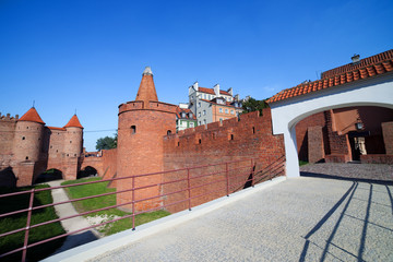 Old Town Fortifications in Warsaw