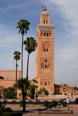 Fototapeta premium Minaret de la Koutoubia à Marrakech