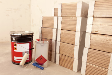 materials for laying parquet
