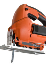 fret-saw with saw isolated on a white background