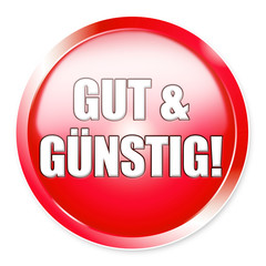 Gut & günstig! Button, Icon