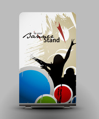 stand banner template