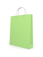 Shopping bag isolated on white