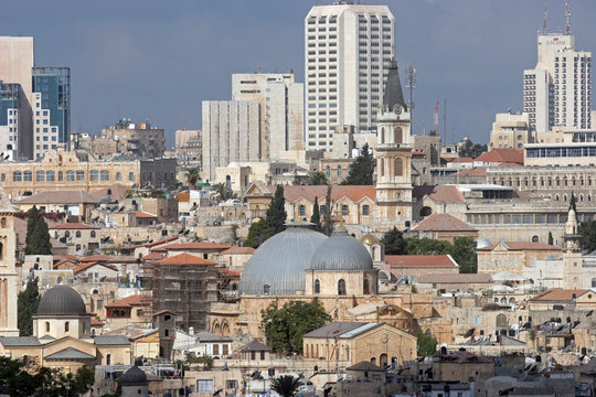 View on Jerusalem and Church Of The Holy Sepulchre