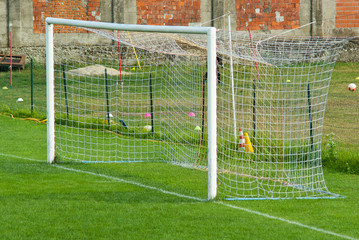 Fototapeta premium football goal
