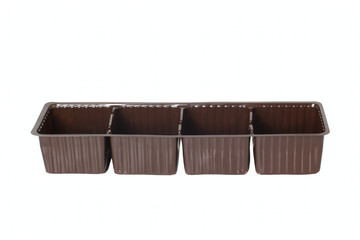 Plastic container for biscuit