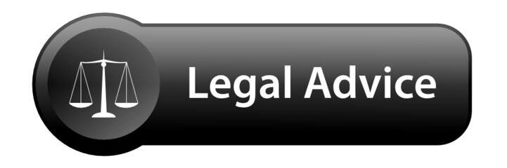 LEGAL ADVICE Button (law scales of justice lawyer disclaimers)