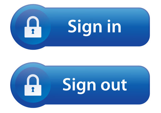 "SIGN IN" & "SIGN OUT" Buttons (access connection login logout)