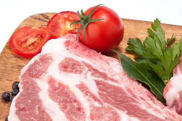 Fetta di coppa di suino