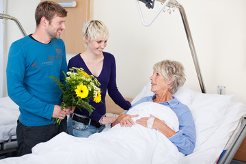besuch im krankenhaus