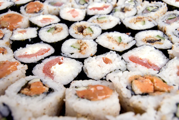 collection of different rolls