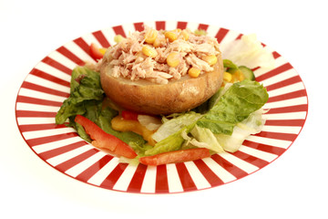 Jacket Potato with Tuna and Sweetcorn