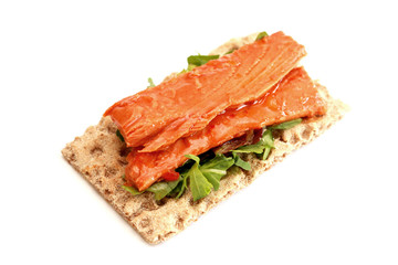 Tuna Slices with Ryvita Cracker