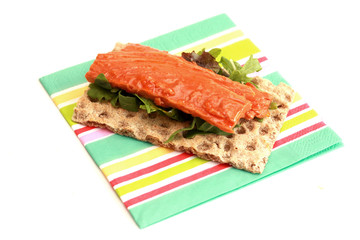 Tuna Slices with Ryvita Cracker