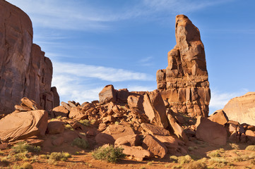 Fototapeta na wymiar The Thumb of Monument Valley