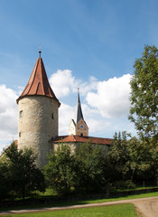 Obraz premium Stadtmauer in Berching