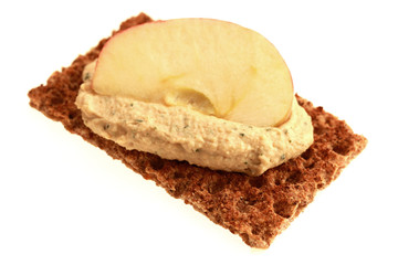 Ryvita with Houmous and Apple