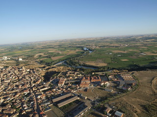 Fototapeta na wymiar Widok z lotu ptaka Toro (Zamora)