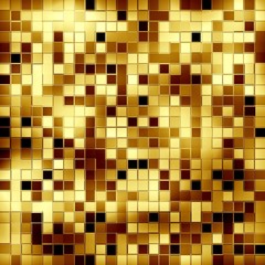 gilt squares tiles