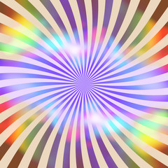 Rainbow Retro Rays Texture