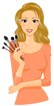 Hair and Makeup clip art preview
