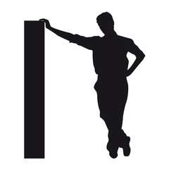 Homme d'affaires en pause