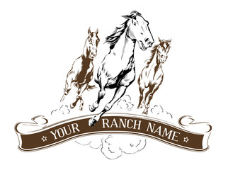 horse label