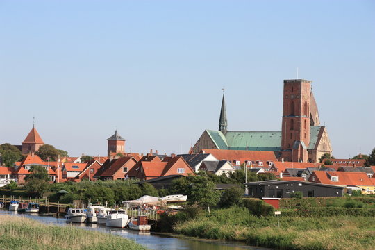 Ribe Stadt in D&auml;nemark