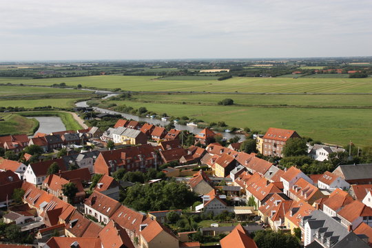 Ribe Stadt in D&auml;nemark
