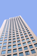 Fototapeta na wymiar High rise building taken from below