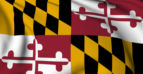 Maryland flag - USA state flags collection