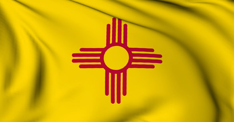 New Mexico flag - USA state flags collection
