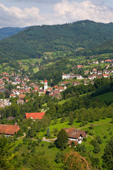 Typical village in the Black Forest, Germany