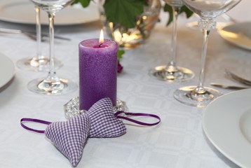 Romantisches Abendessen