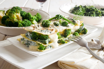 vegetatarian lasagne- lasagne vegetariane