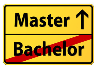 Fototapeta premium Bachelor - Master
