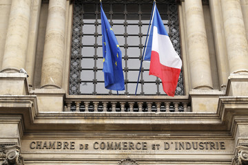 The Paris Chamber of Commerce - obrazy, fototapety, plakaty
