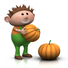 pumpkin boy