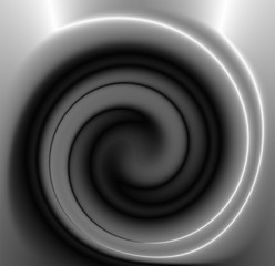 Spiral dark & white lines