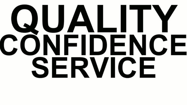 business qualitiy confidence service experience