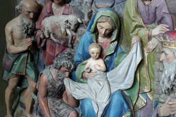 Nativity Scene, Adoration of the shepards