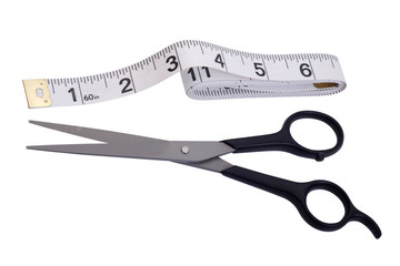 Scissors and Measuring tape