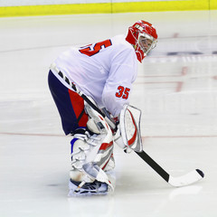 Naklejka premium hockey goalie