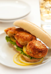Crab Cake Sandwich