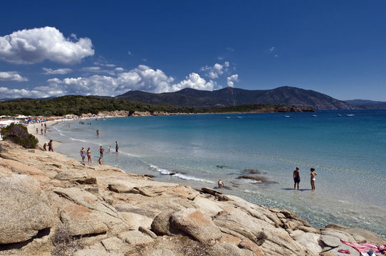 Sardinia beach. teulada