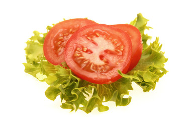 Tomato and Lettuce