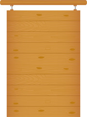 vertical wood sign