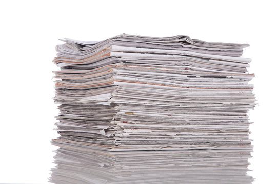 Stack of newspaper