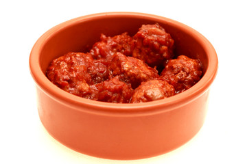 Pork Meatballs in Chipotle Sauce