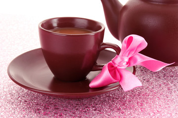 A cup of macchiato